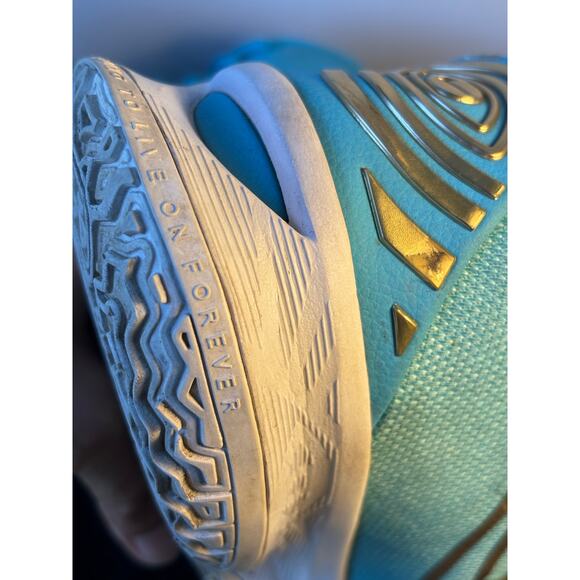 Nike x Kyrie His Legacy Teal Blue & Gold Horus Men's Size 10.5 DA7567-991 - Picture 11 of 12